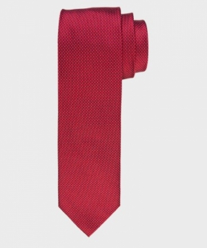 100% Zijde-Regular-7,5cm breed Rood Pinpoint