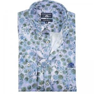 Regular fit Blauw+groen