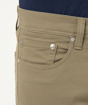 Regular fit kaki