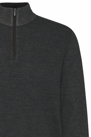 Bruin biesje aan de rits 280 anthracite