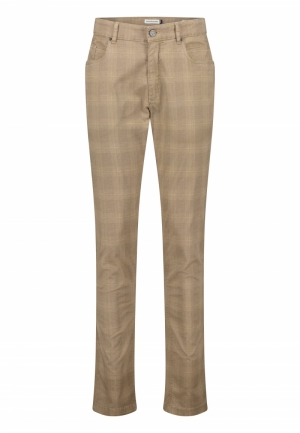 Geruit 1600 beige