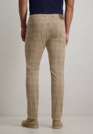 Geruit 1600 beige