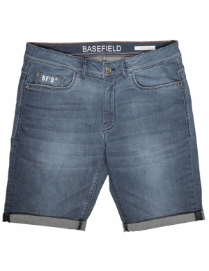 Stretch blue denim