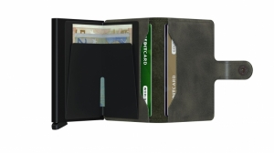 slimwallet Olive-Black