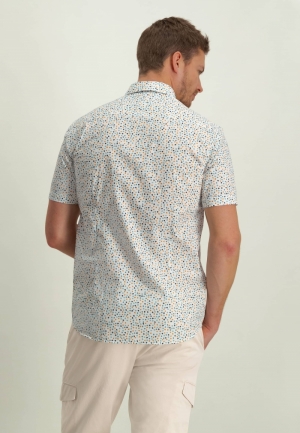 Cashew print 1154 wit/camel/