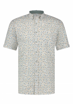 Cashew print 1154 wit/camel/