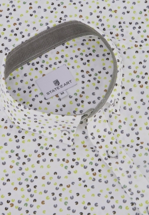 Cashew print 1132 wit+navy+b
