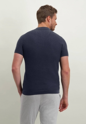 Uni structuur 5900 donkerblau