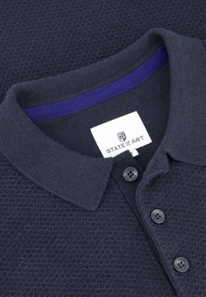 Uni structuur 5900 donkerblau