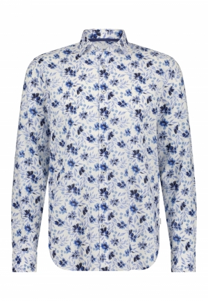 Bladerprint 1156 wit grijsb