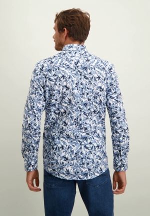 Bladerprint 1159 wit donker