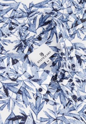 Bladerprint 1159 wit donker