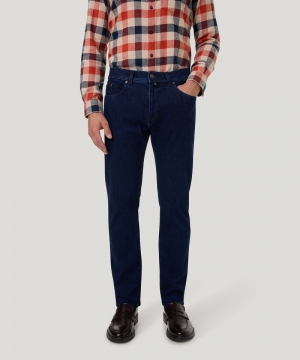Lyon tapered Dk. Blue stonew