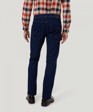 Lyon tapered Dk. Blue stonew