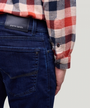 Lyon tapered Dk. Blue stonew