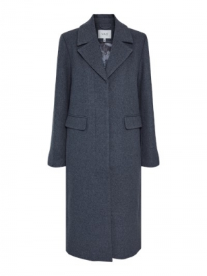 YASLIMA coat Medium Grey Mel