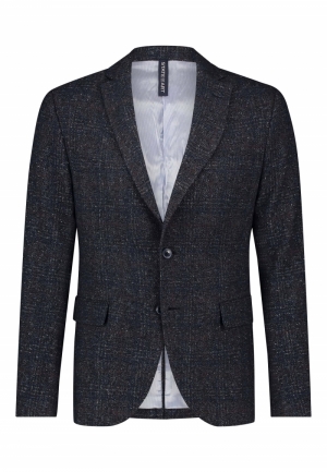 Tweed ruit 5957 donkerblau