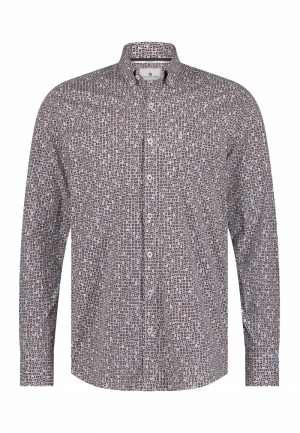 Geometrische print 1148 wit kersro