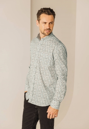 Bladerprint 1184 wit cognac