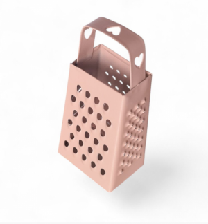 Mini rasp voor parfumblokjes Lichtroze