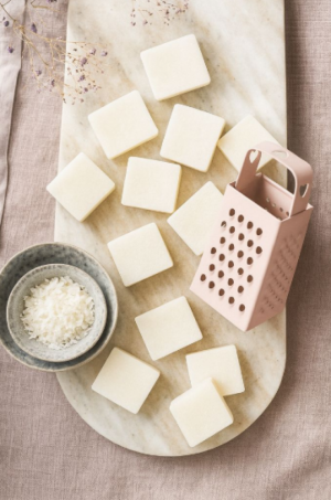 Mini rasp voor parfumblokjes Lichtroze