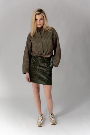Ellis Stripe khaki Pi