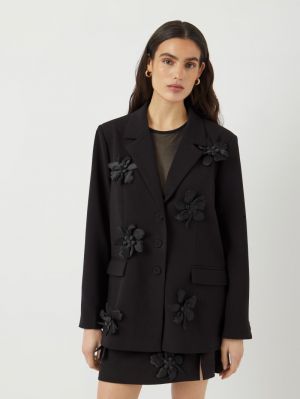 YASFLISRA FLOWER LS BLAZER - S 190939002 Black