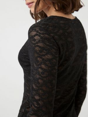 YASCARA LS LACE TOP 190939 Black