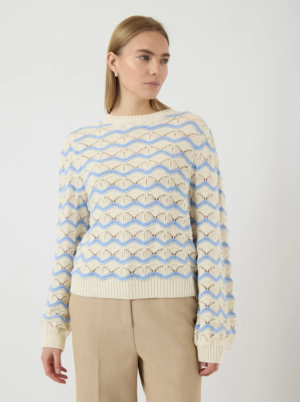YASVIMA LS KNIT PULLOVER S. 214151001 Birch