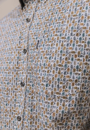 Katoen stretch 1484 kit cognac