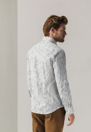 BD multicolour print 8311 camel wit