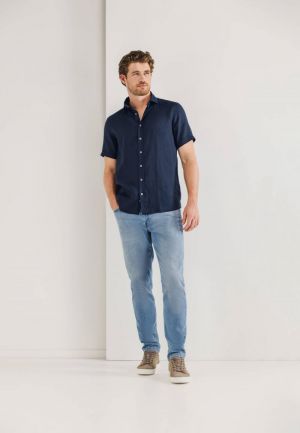 Uni hemd 5900 donkerblau