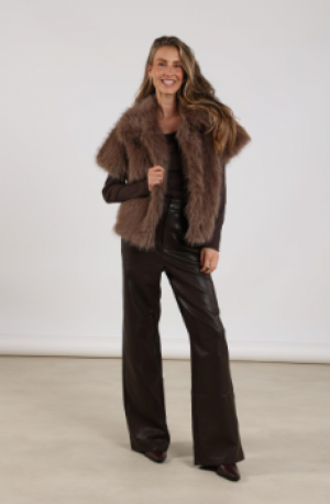 Fenna Pants dark chocolate