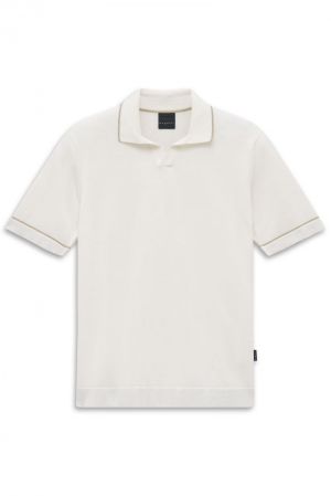 V zonder knoopjes + beige bies 020 ecru