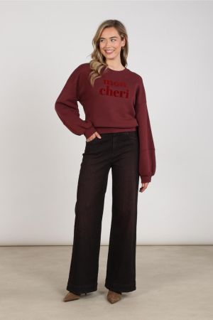 Abby Pants cherry