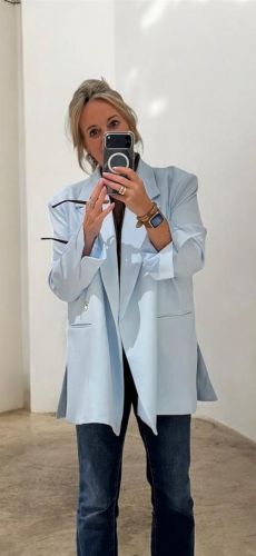Blazer blauw