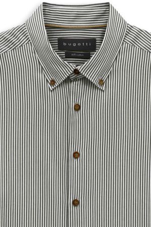 Streepjeshemd button down 180 oliv
