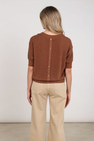 Kinty lurex espresso
