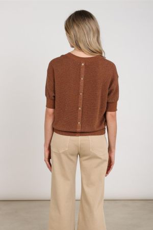 Kinty lurex espresso
