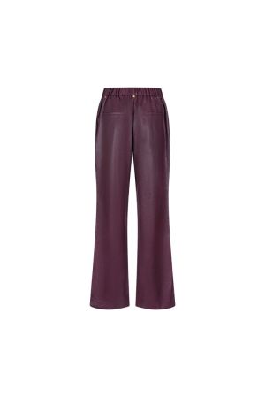 Jill pants PU cherry