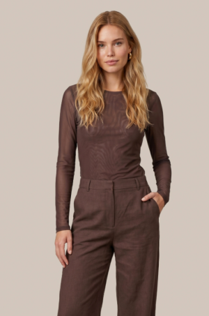 Tanea top 522 Mocha brown